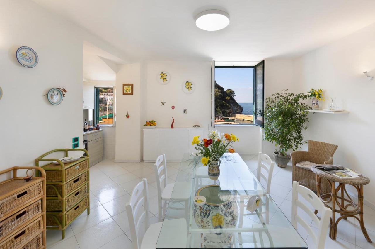 Relais Del Mare Con Terrazza Fronte Mare Free Parking Daire Massa Lubrense Dış mekan fotoğraf